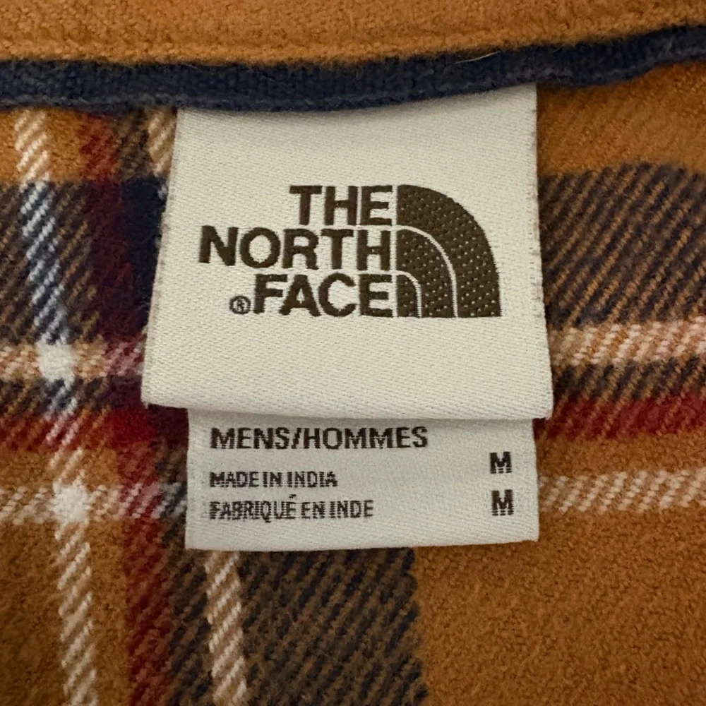 The North Face Men’s Arroyo Plaid Flannel Shirt, Brown/Blue/Red, Size M
